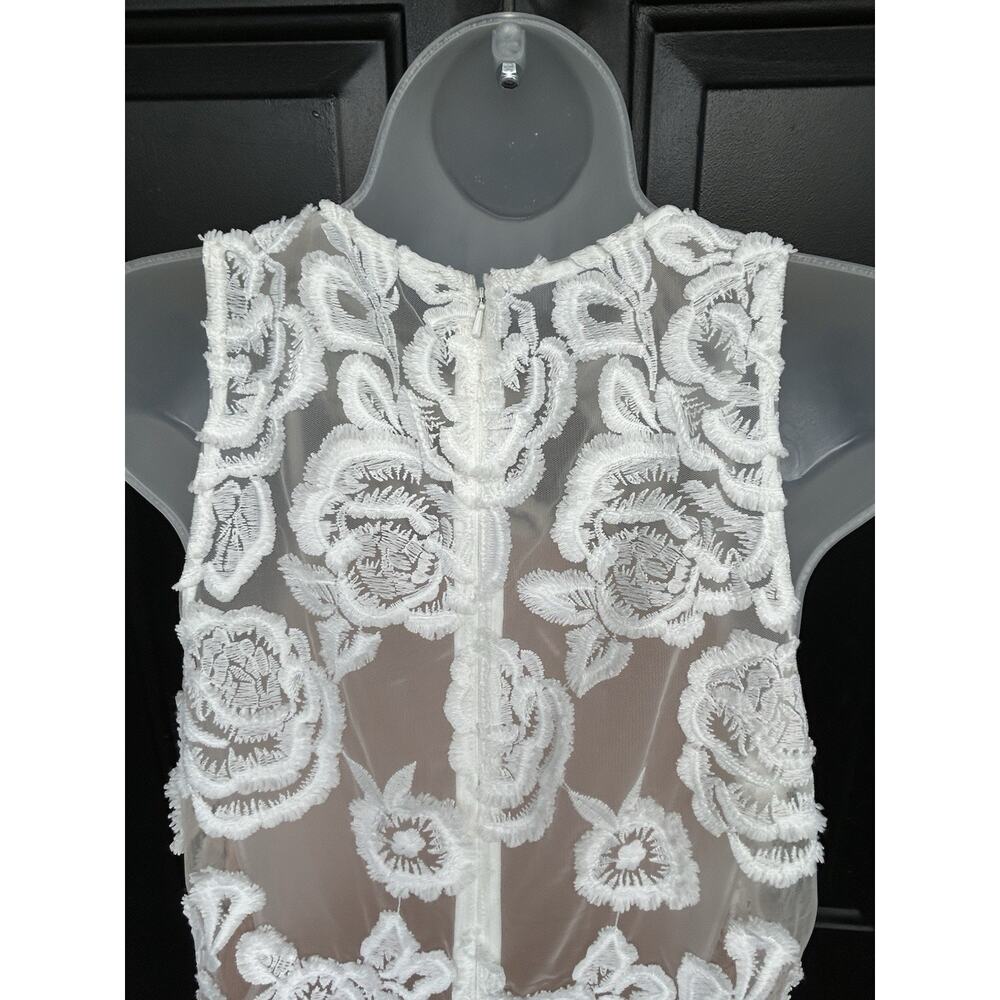 REISS Meghan Floral Dress Sz 10 Lace Bodycon Wedding Cocktail Romantic NEW $475 - Picture 11 of 16